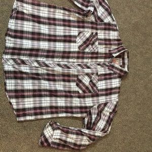 Men’s Affliction plaid button up